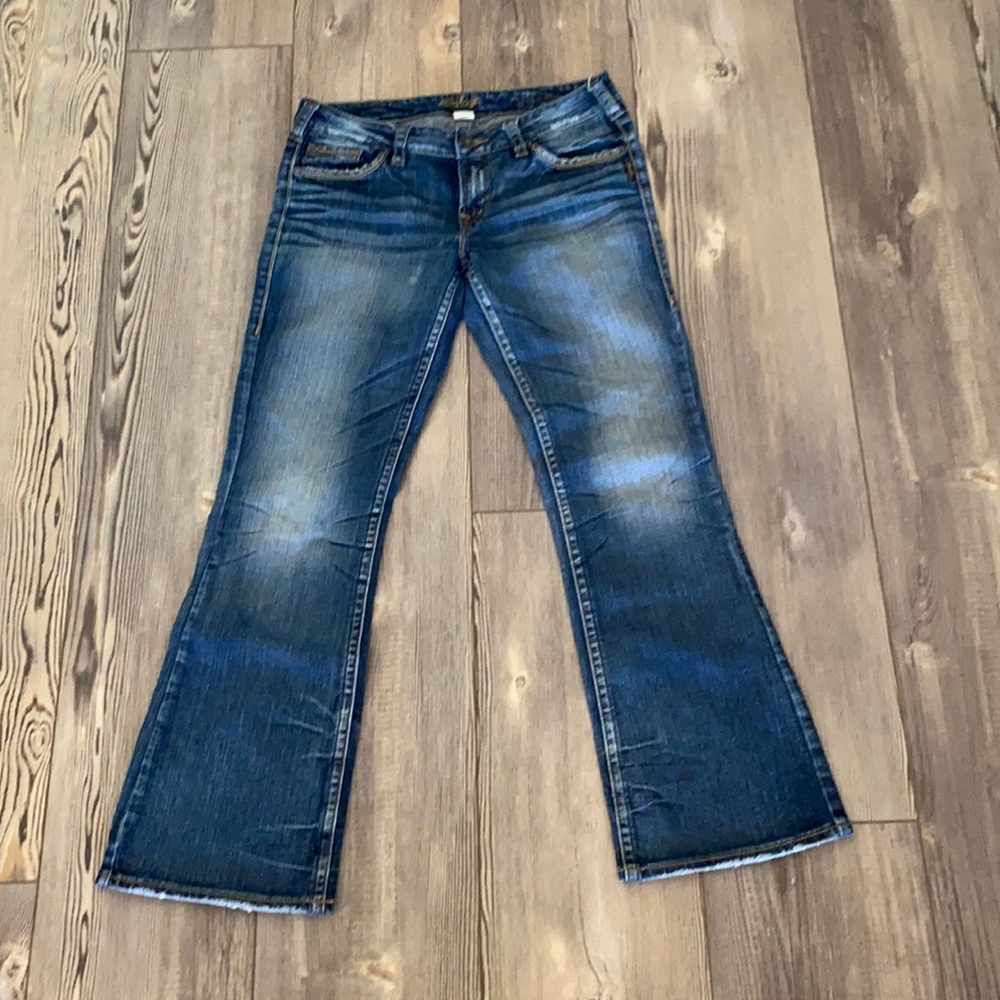 Silver Aiko Bootcut Jeans size 30x31
